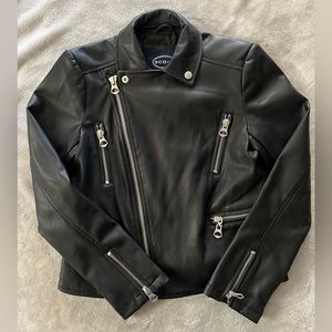 Women’s Faux Leather Moto Jacket